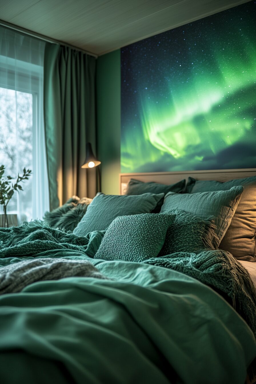 29 Green Fantasy Bedroom Ideas for a Cozy and Verdant Ambiance 25 green fantasy bedroom ideas