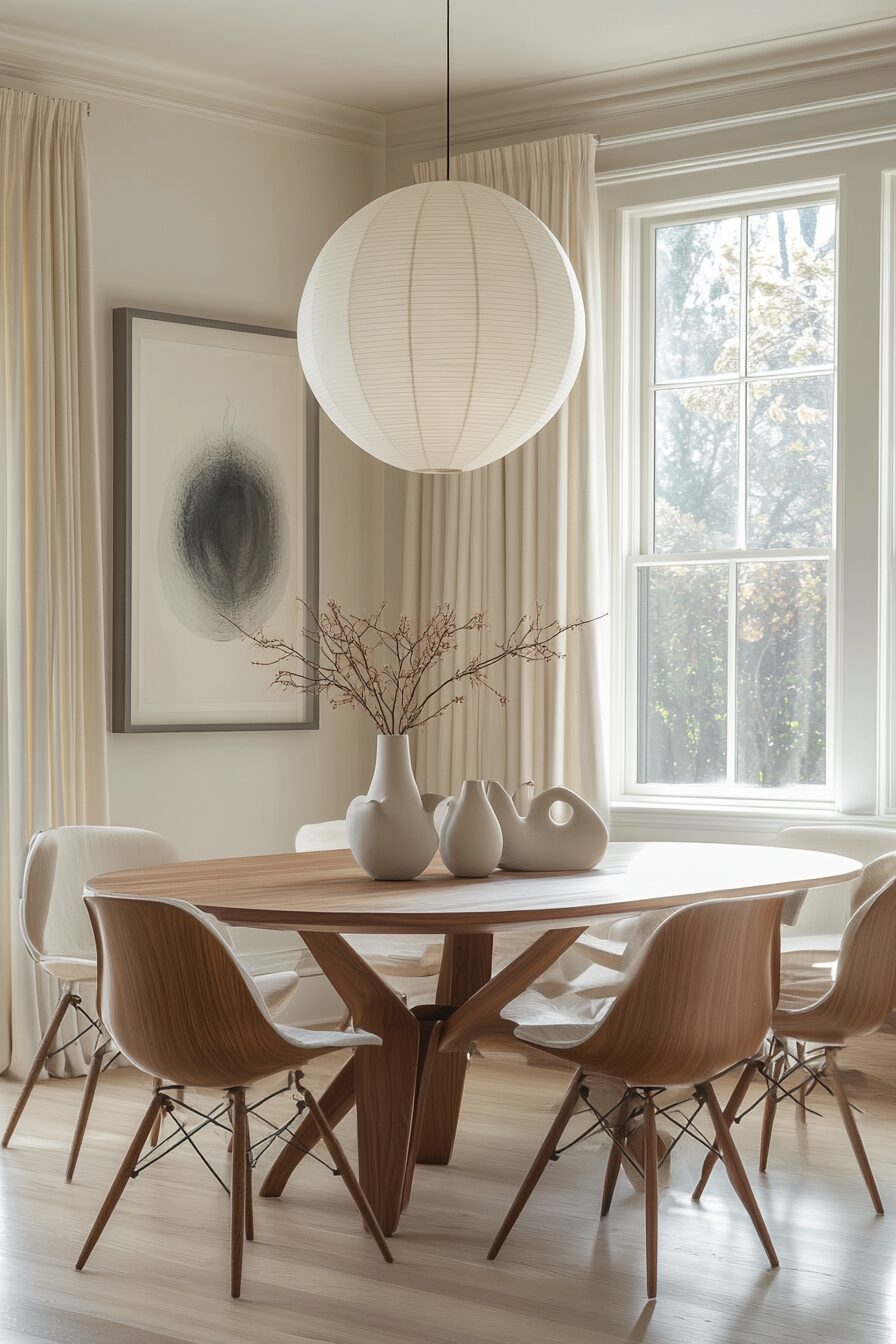 29 Wabi Sabi Dining Room Ideas to Incorporate Organic Materials and Soft Tones 26 wabi sabi dining room