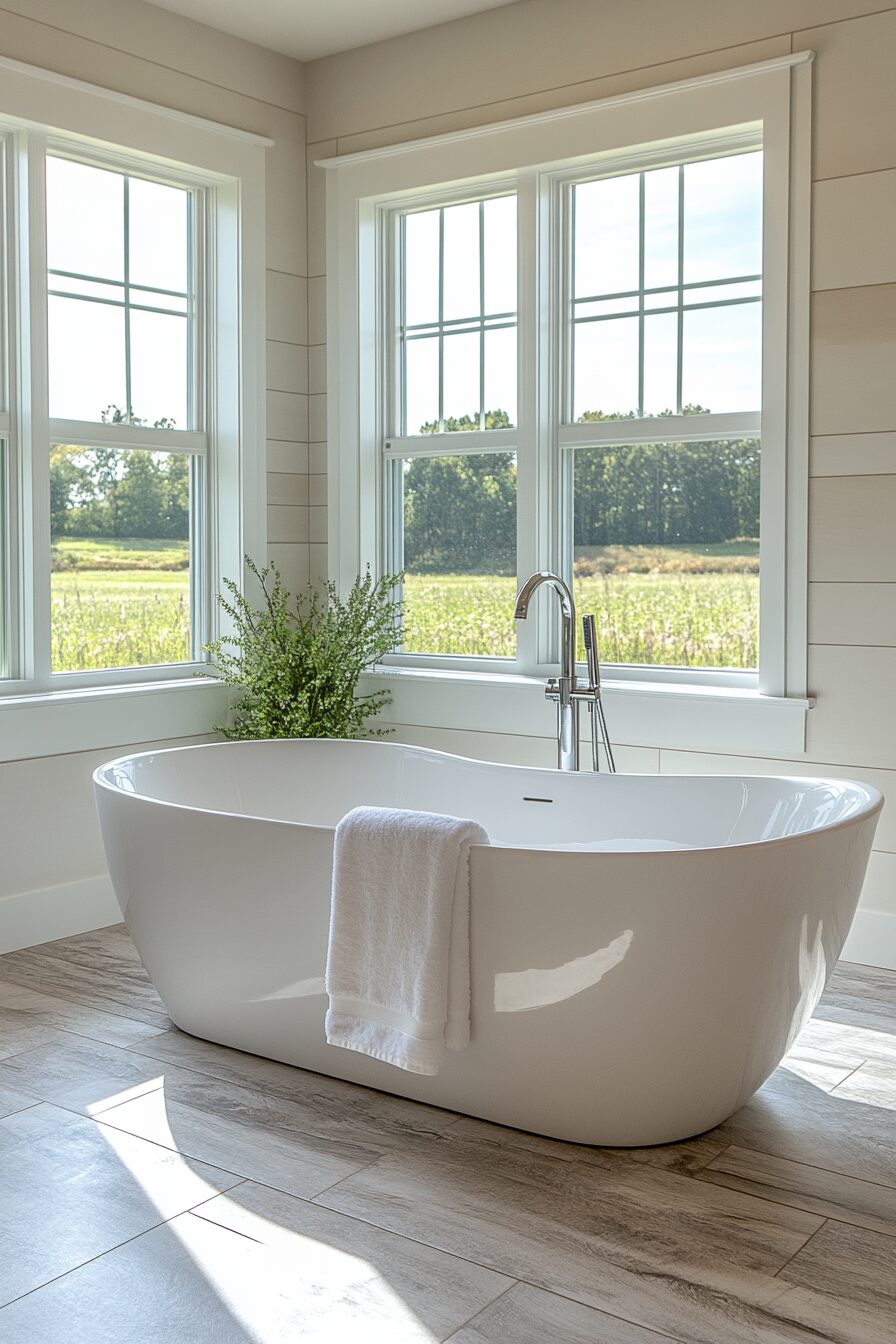 29 Farmhouse Style Bathroom Ideas for a Functional and Stylish Design 26 farmhouse style bathroom