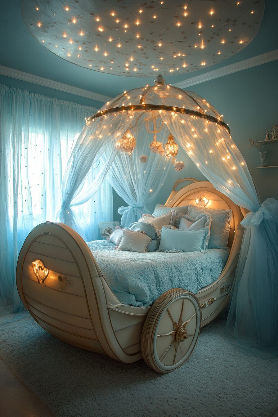 29 Blue Fantasy Bedroom Ideas to Bring Your Dream Room to Life 26 blue fantasy bedroom ideas