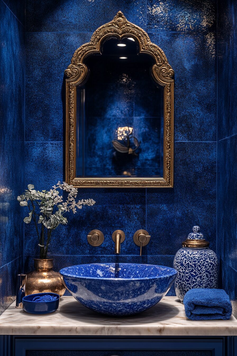 29 Blue Bathroom Decor Ideas to Create a Calm and Serene Space 26 blue bathroom decor ideas