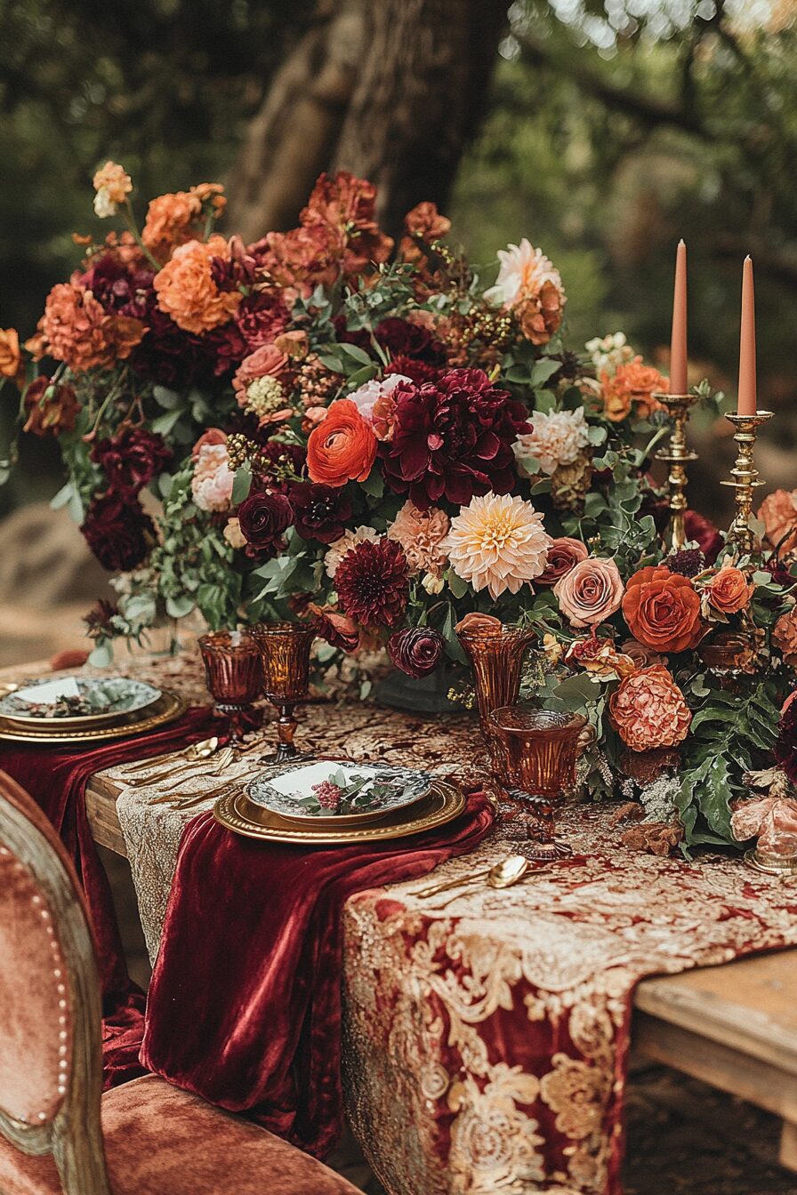 29 Boho Wedding Table Decorations for a Celebration Full of Charm and Style 26 boho wedding table decorations