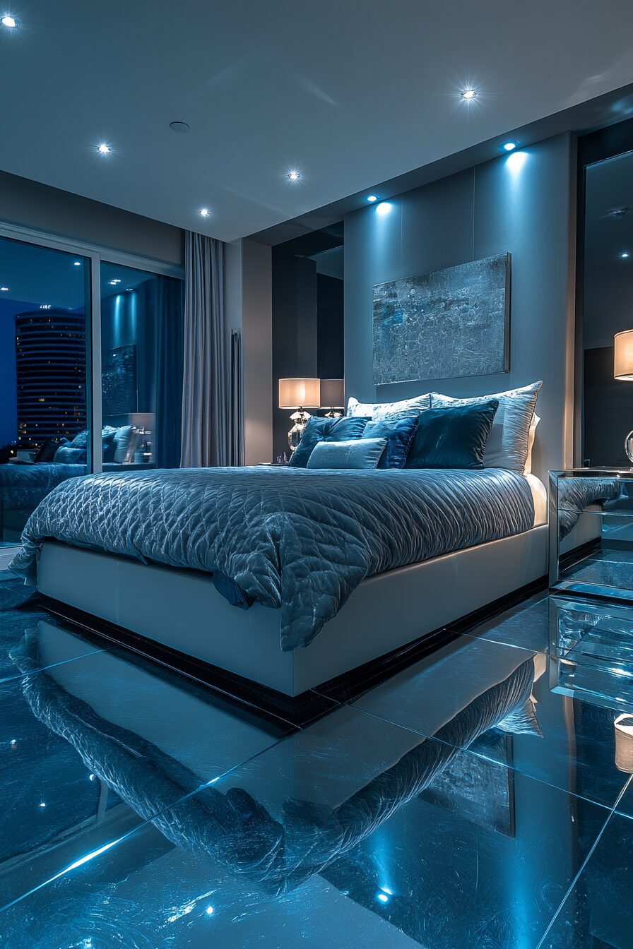 29 Blue Fantasy Bedroom Ideas to Bring Your Dream Room to Life 27 blue fantasy bedroom ideas