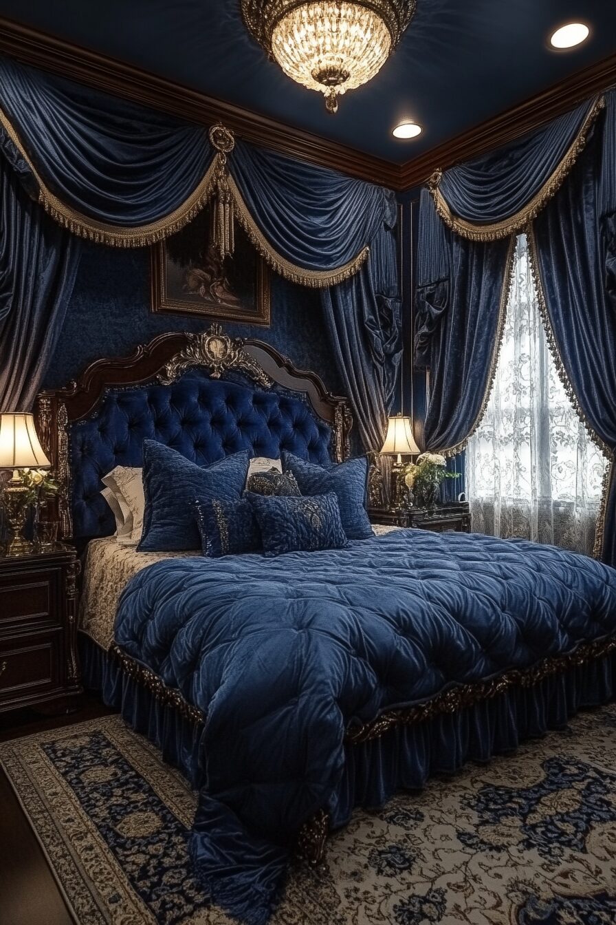 29 Blue Fantasy Bedroom Ideas to Bring Your Dream Room to Life 28 blue fantasy bedroom ideas