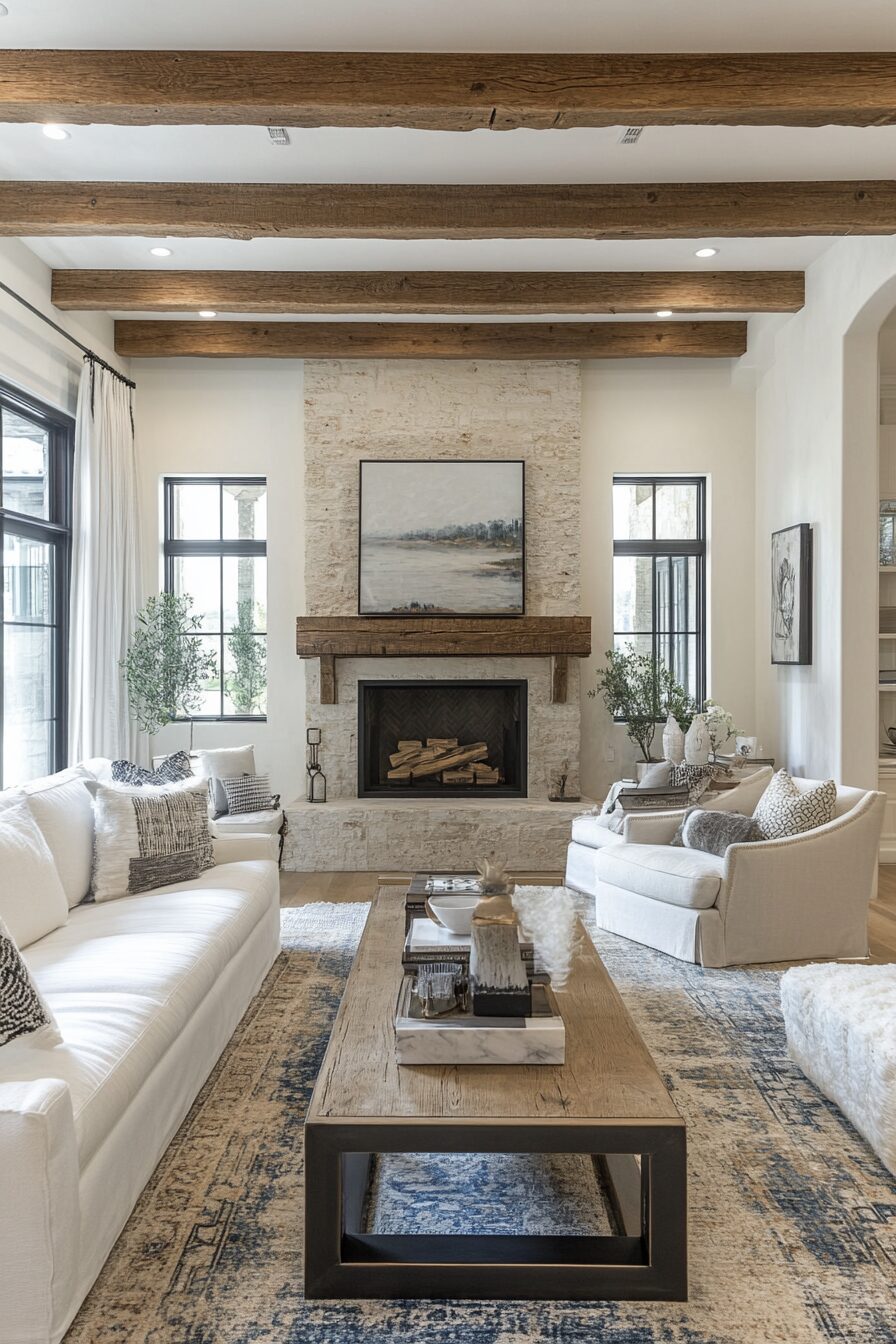 29 Rustic Modern Living Room Ideas for a Unique and Balanced Design 29 rustic modern living room