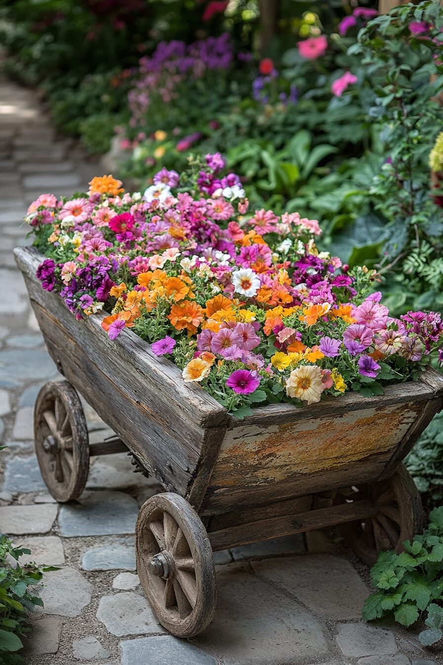 29 Vintage Garden Decor Ideas for Blending Nostalgia with Natural Beauty 3 vintage garden decor