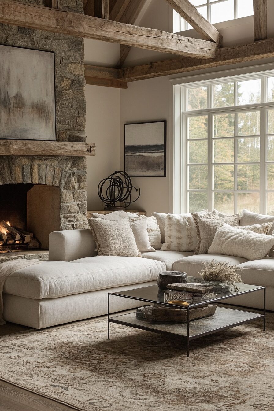 29 Rustic Modern Living Room Ideas for a Unique and Balanced Design 3 rustic modern living room