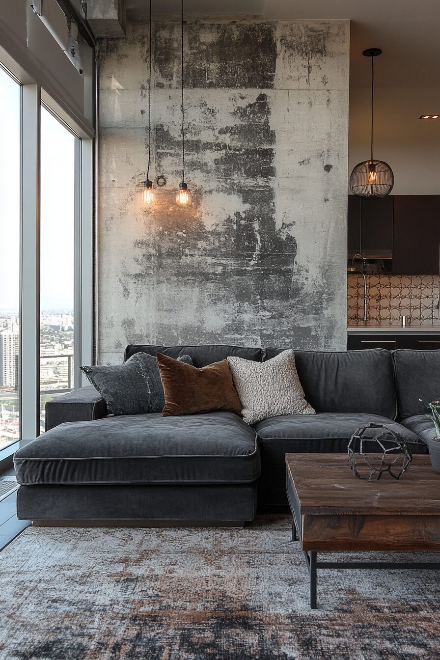 29 Charcoal Couch Living Room Ideas for a Unique and Balanced Interior 3 Charcoal couch living room