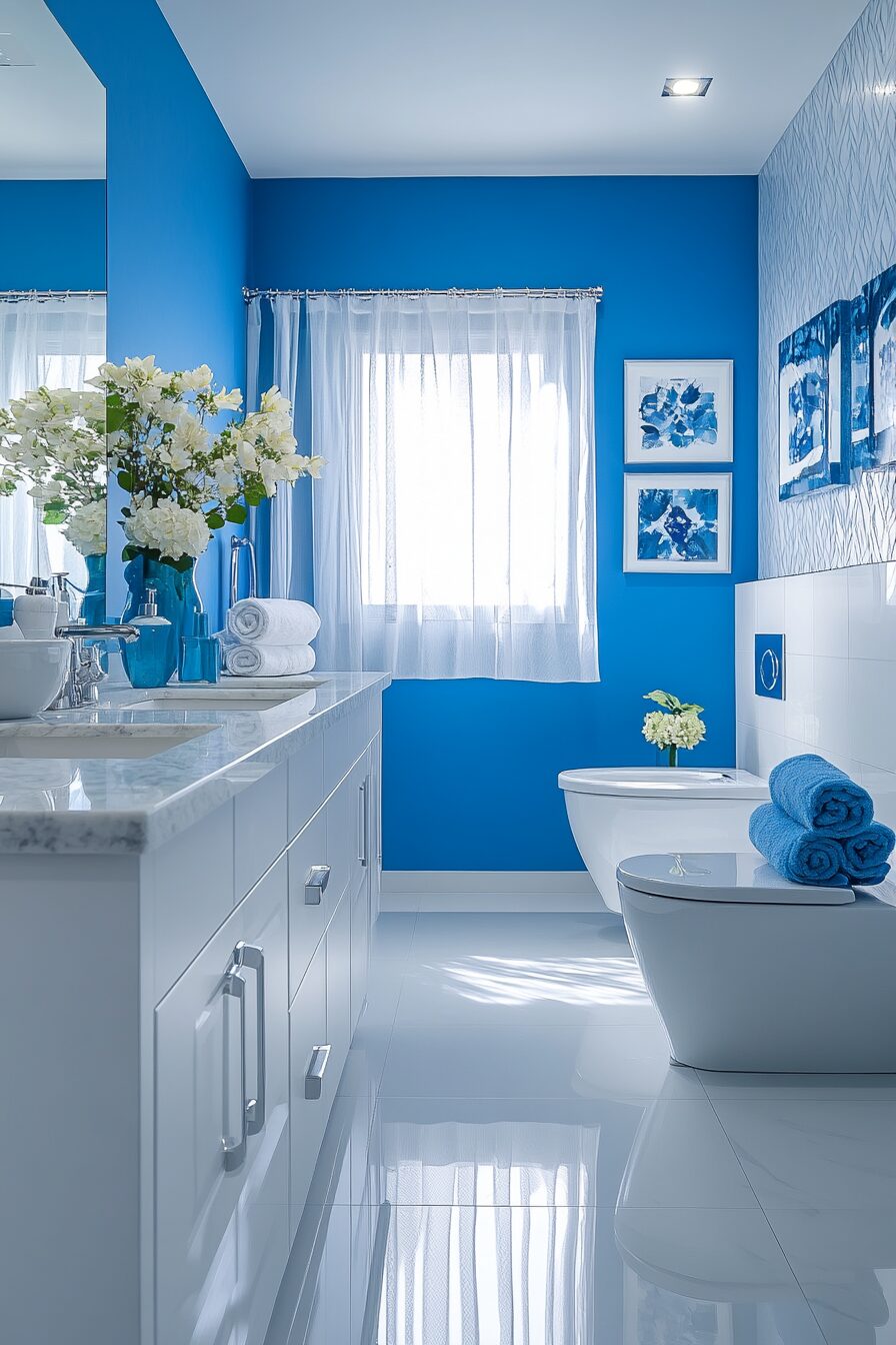 29 Blue Bathroom Decor Ideas to Create a Calm and Serene Space 4 blue bathroom decor ideas