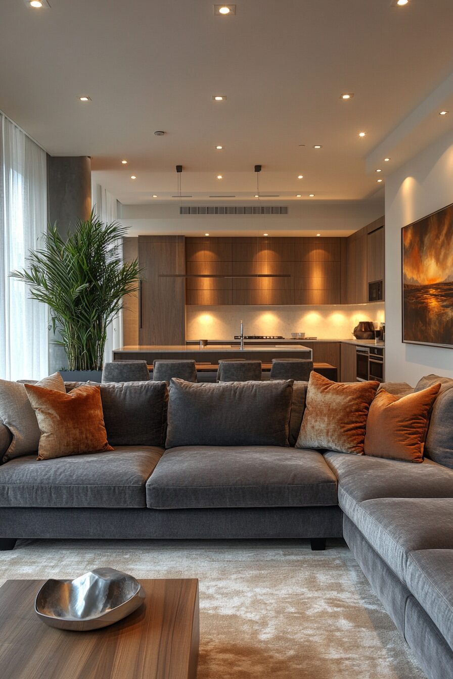29 Charcoal Couch Living Room Ideas for a Unique and Balanced Interior 5 Charcoal couch living room