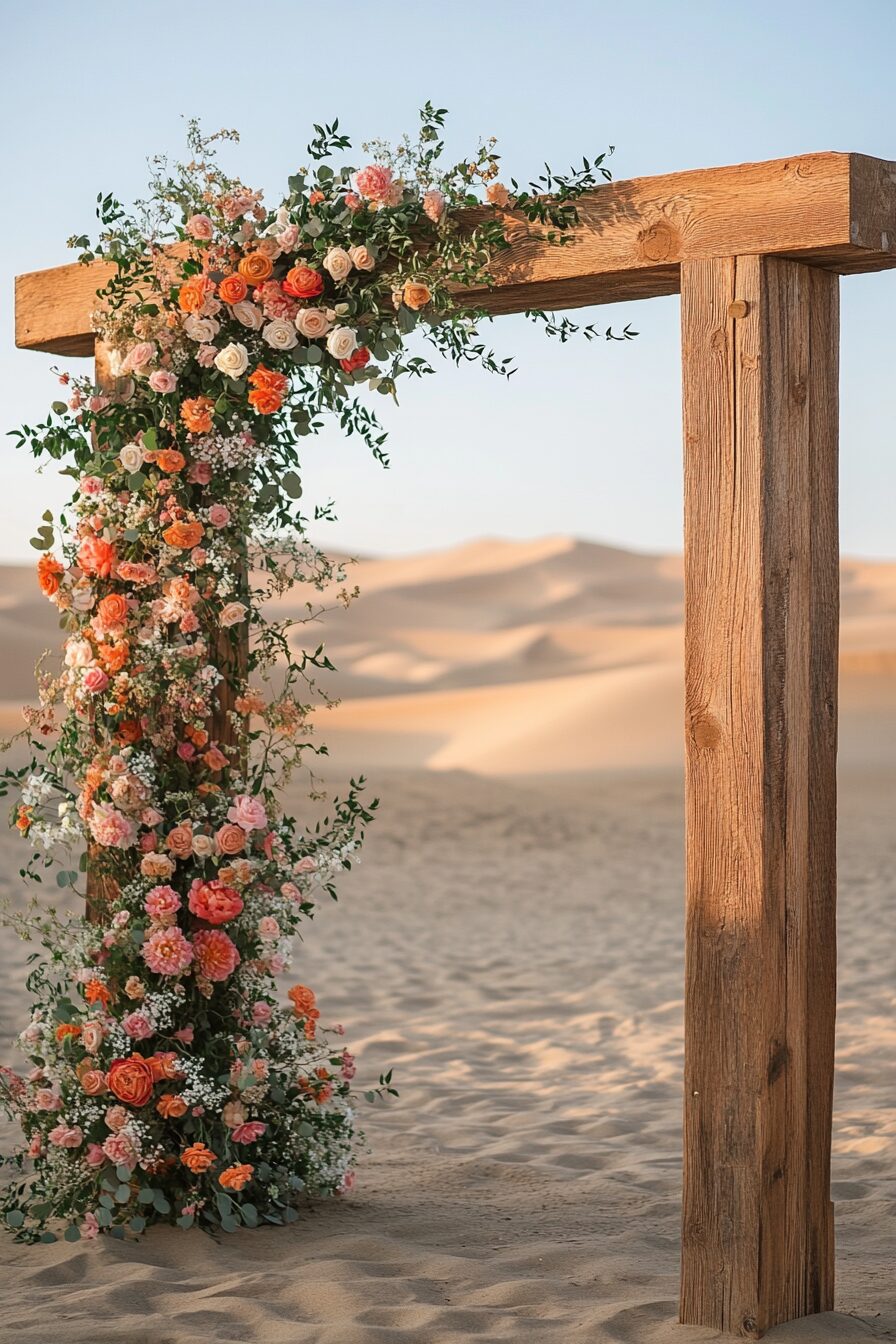 29 Boho Wedding Arch Ideas to Create a Stunning Ceremony Backdrop 5 boho wedding arch