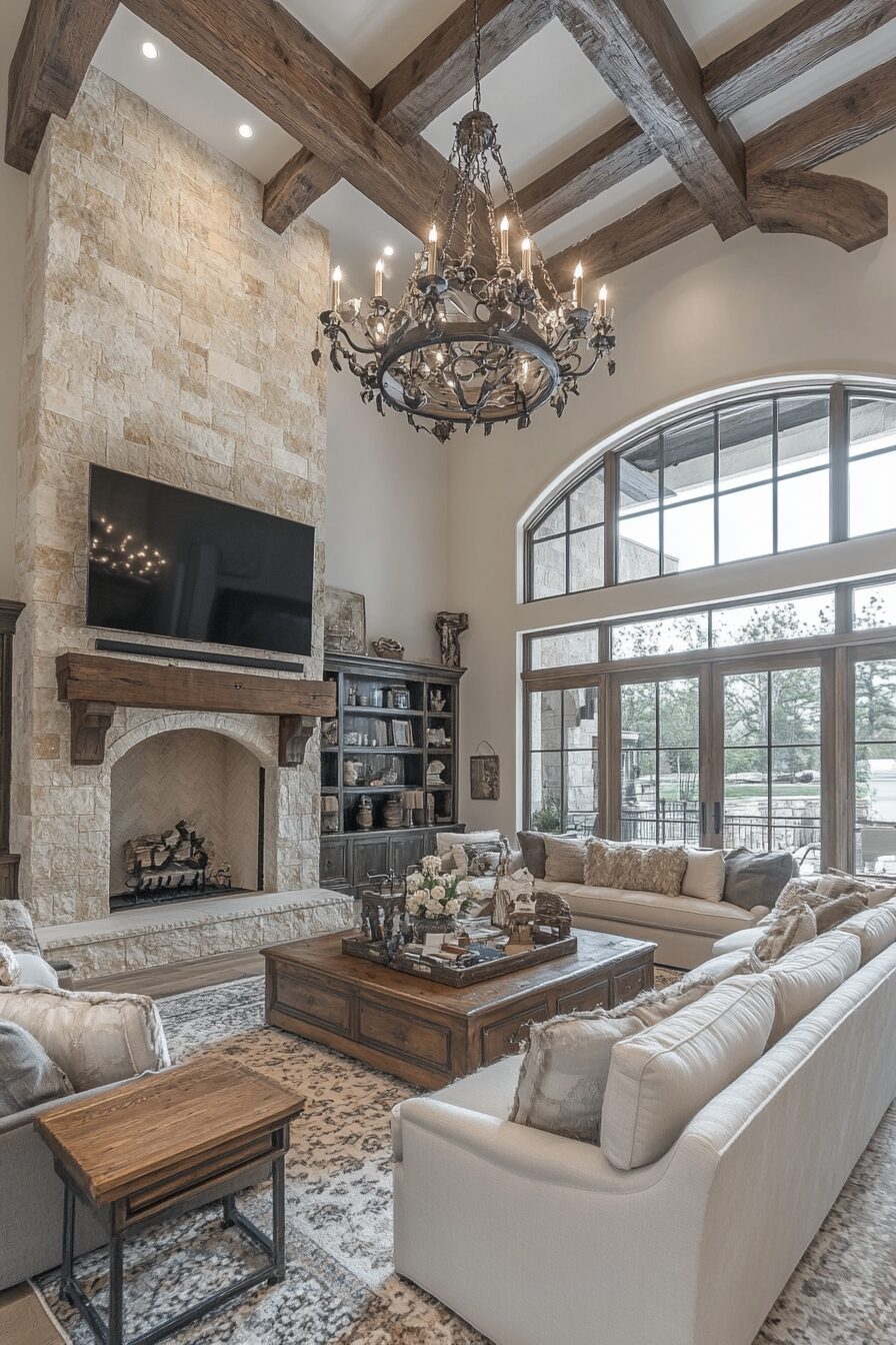 29 Rustic Modern Living Room Ideas for a Unique and Balanced Design 5 rustic modern living room