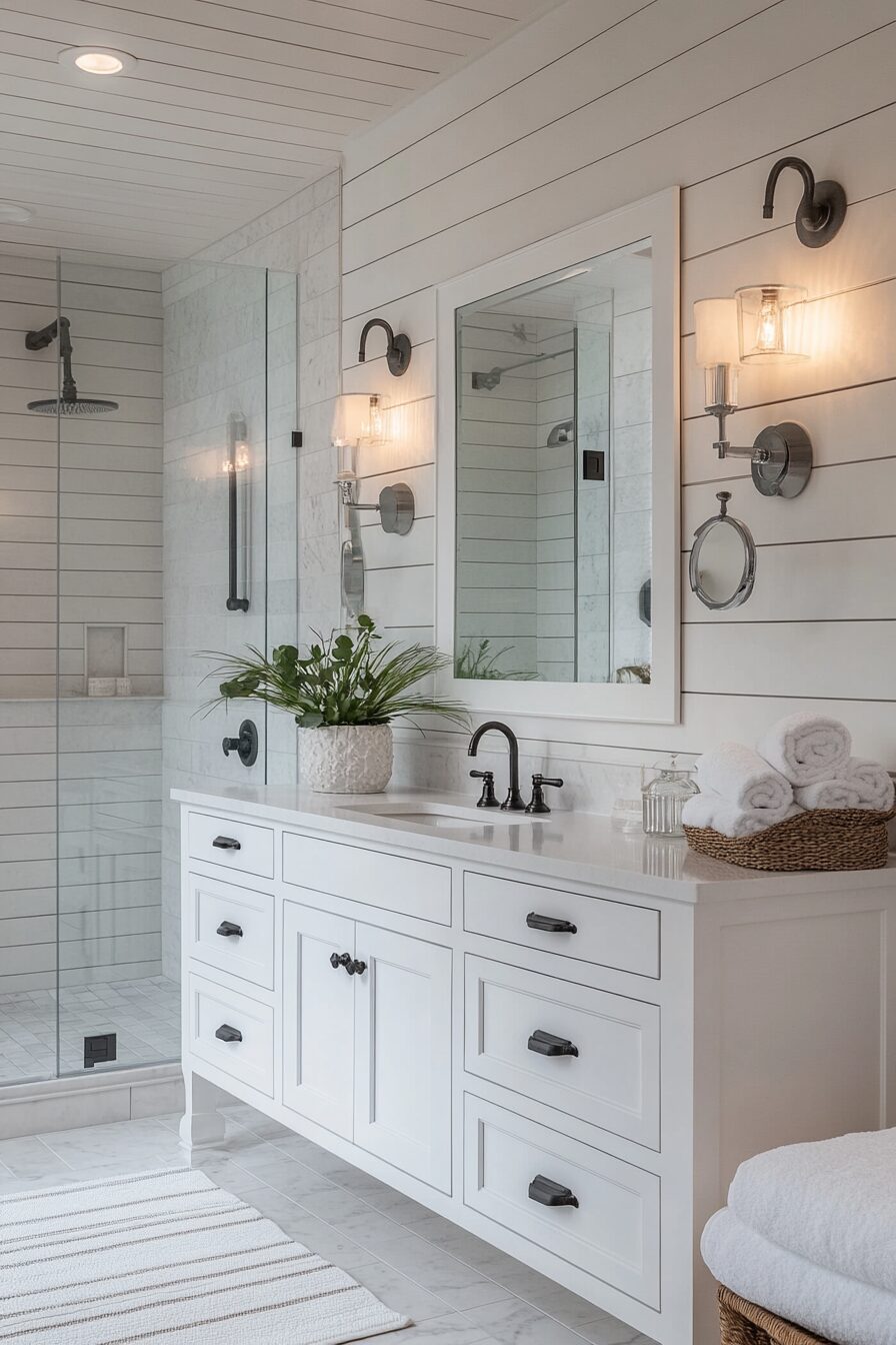 29 Farmhouse Style Bathroom Ideas for a Functional and Stylish Design 5 farmhouse style bathroom