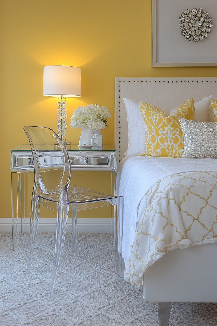 29 Yellow Fantasy Bedroom Ideas to Transform Your Room Into a Happy Haven 6 yellow fantasy bedroom ideas