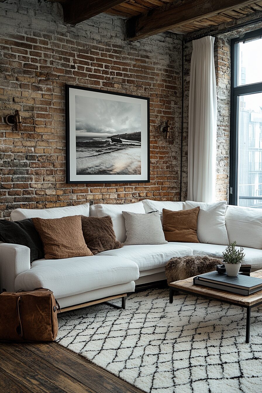 29 Rustic Modern Living Room Ideas for a Unique and Balanced Design 6 rustic modern living room