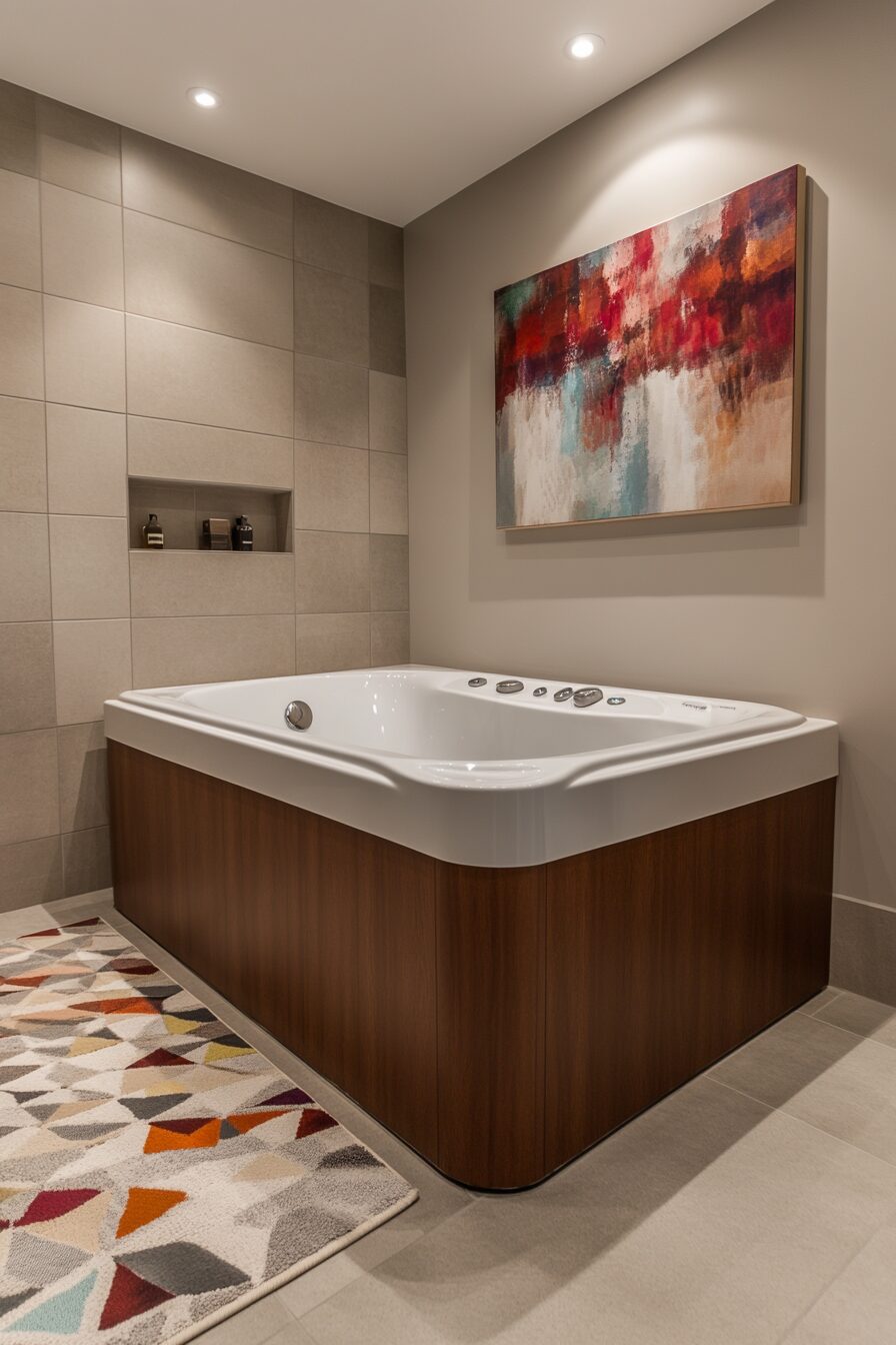 29 Jacuzzi Tub Bathroom Decor Ideas to Transform Your Space Into a Retreat 7 Jacuzzi Tub Bathroom Decor