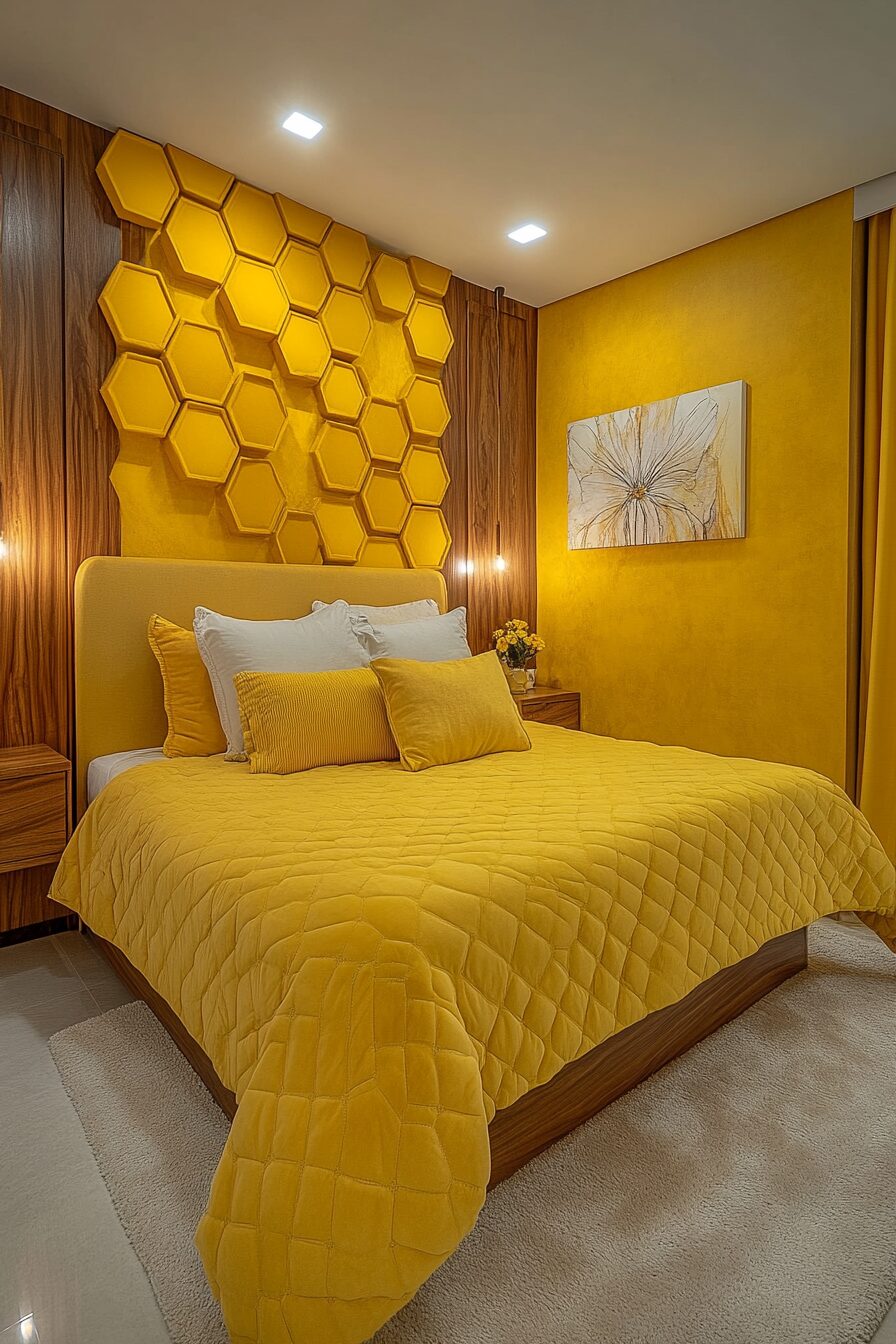 29 Yellow Fantasy Bedroom Ideas to Transform Your Room Into a Happy Haven 8 yellow fantasy bedroom ideas