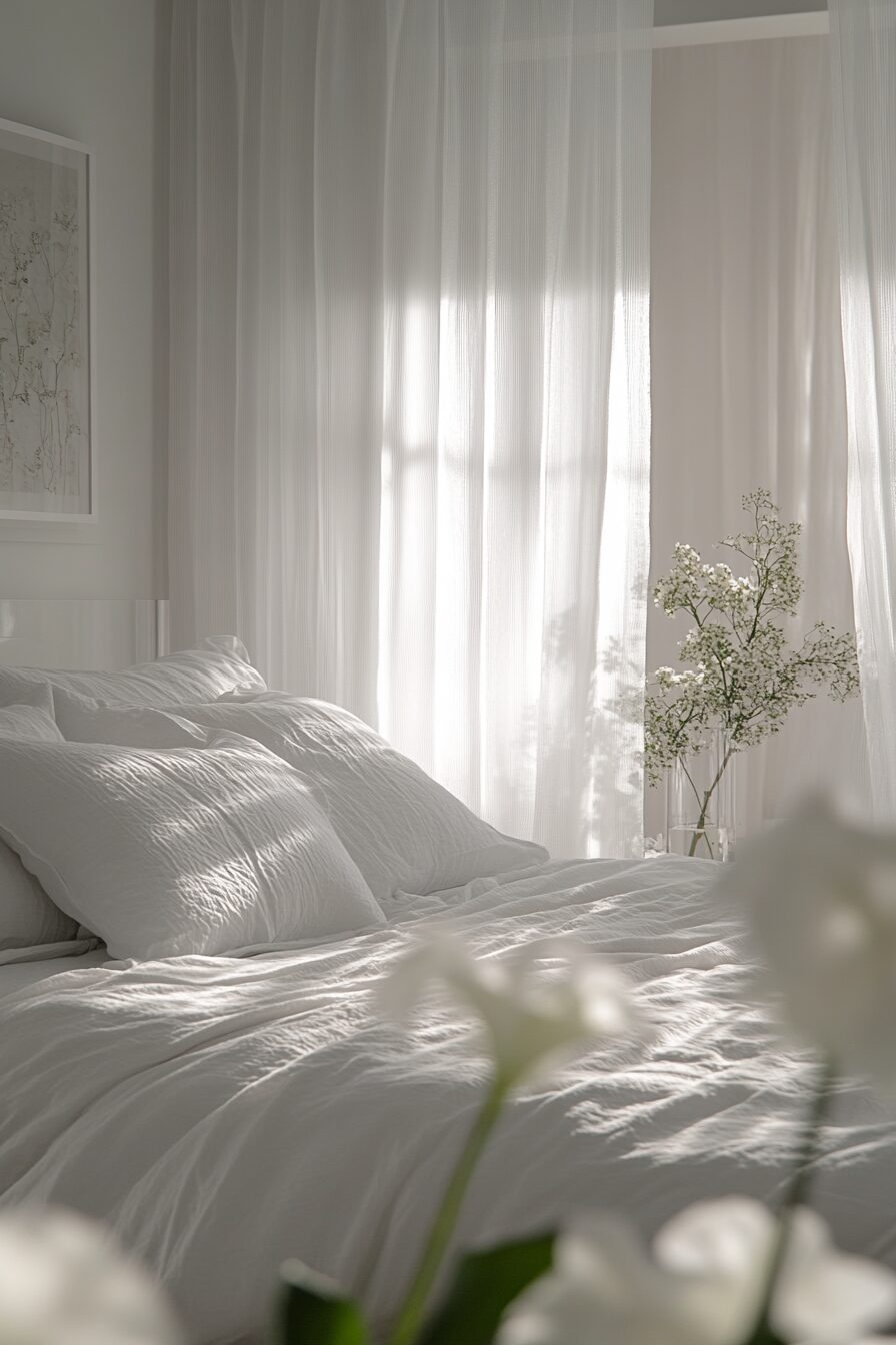 29 White Fantasy Bedroom Ideas to Bring Light and Magic to Your Space 9 white fantasy bedroom ideas