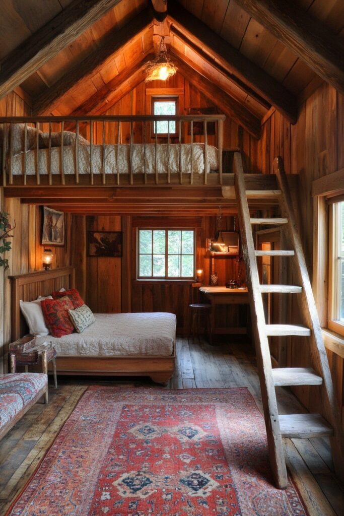 29 Little Cabin Bedroom Ideas for the Ultimate Cozy Escape 14 little cabin bedroom