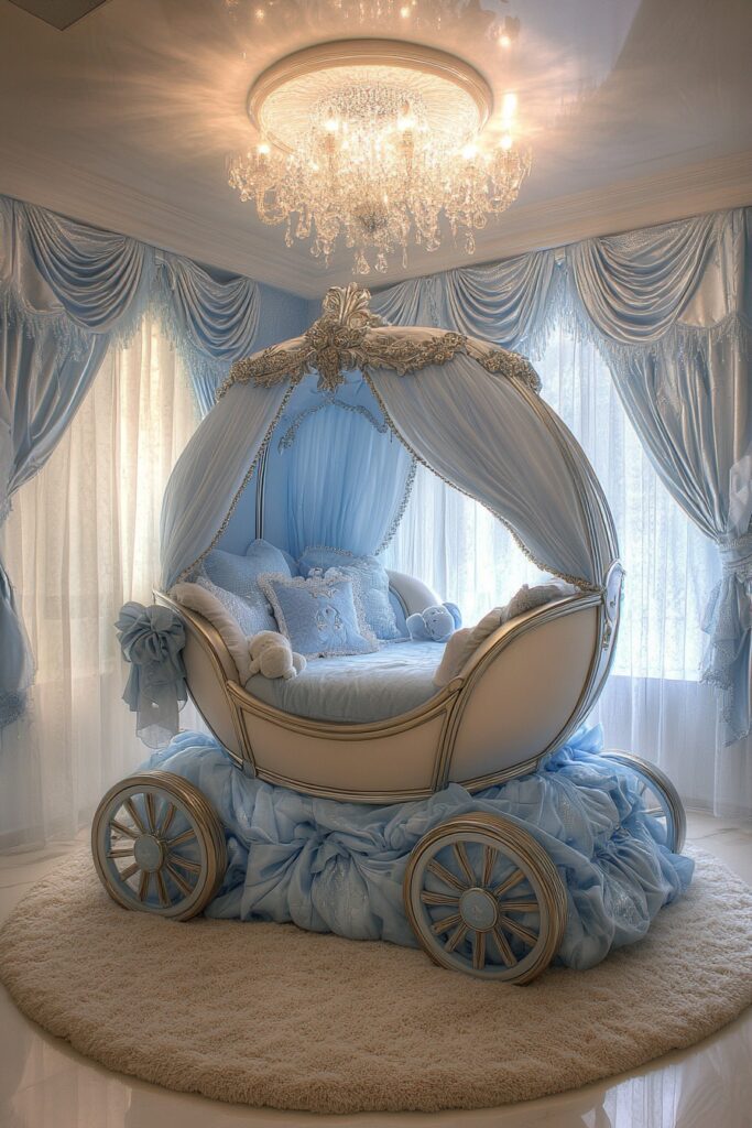 29 Disney Nursery Ideas to Celebrate Your Love of All Things Disney 22 Cinderella’s Dreamy Castle