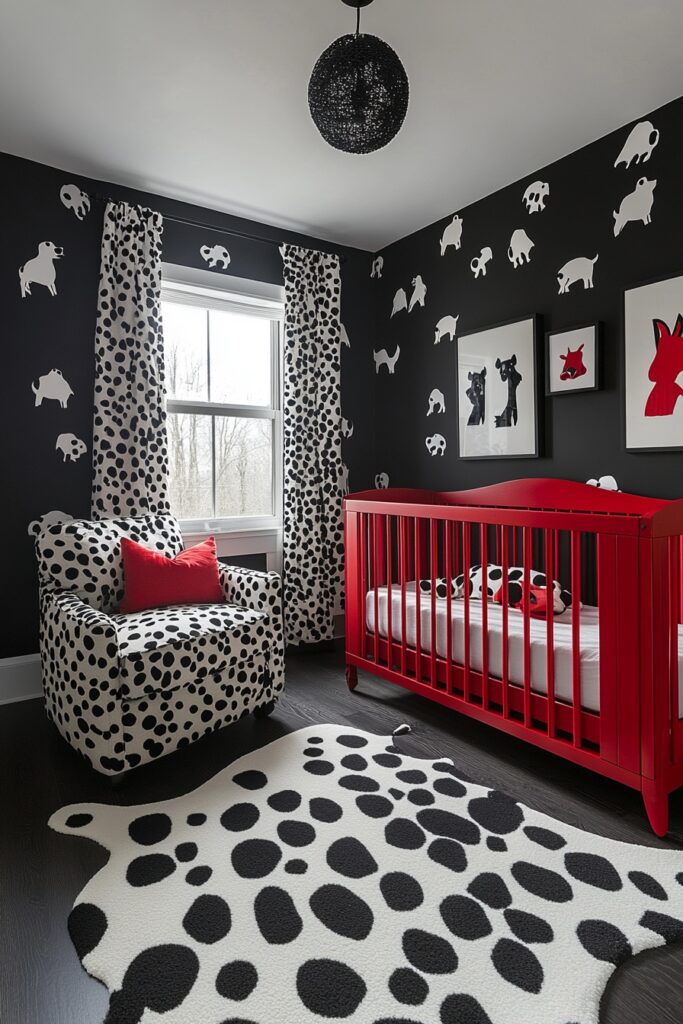 29 Disney Nursery Ideas to Celebrate Your Love of All Things Disney 15 Dalmatian Puppy Playroom