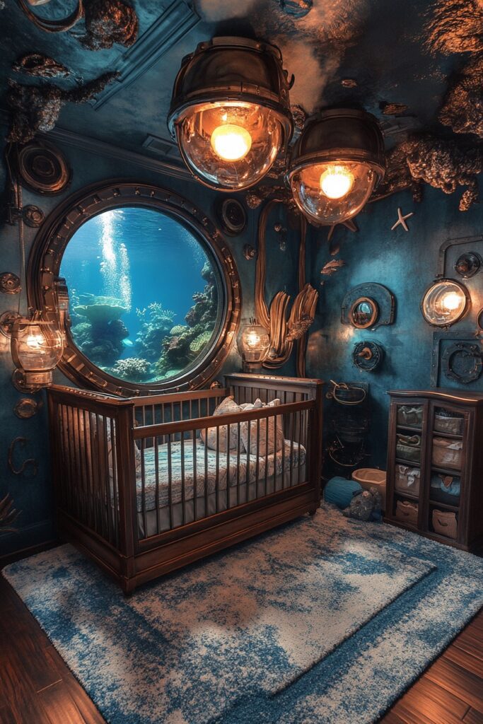 29 Ocean Nursery Ideas to Inspire Your Baby’s Love for the Ocean 28 Deep Sea Explorer Room