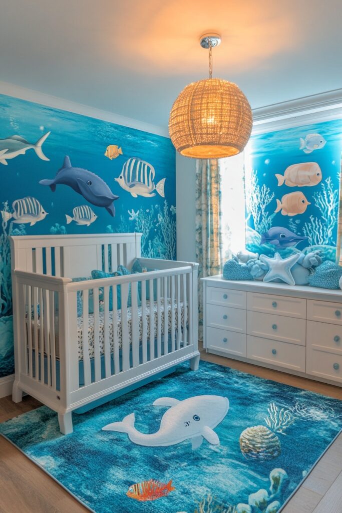 29 Disney Nursery Ideas to Celebrate Your Love of All Things Disney 17 Finding Dory’s Aquatic Haven