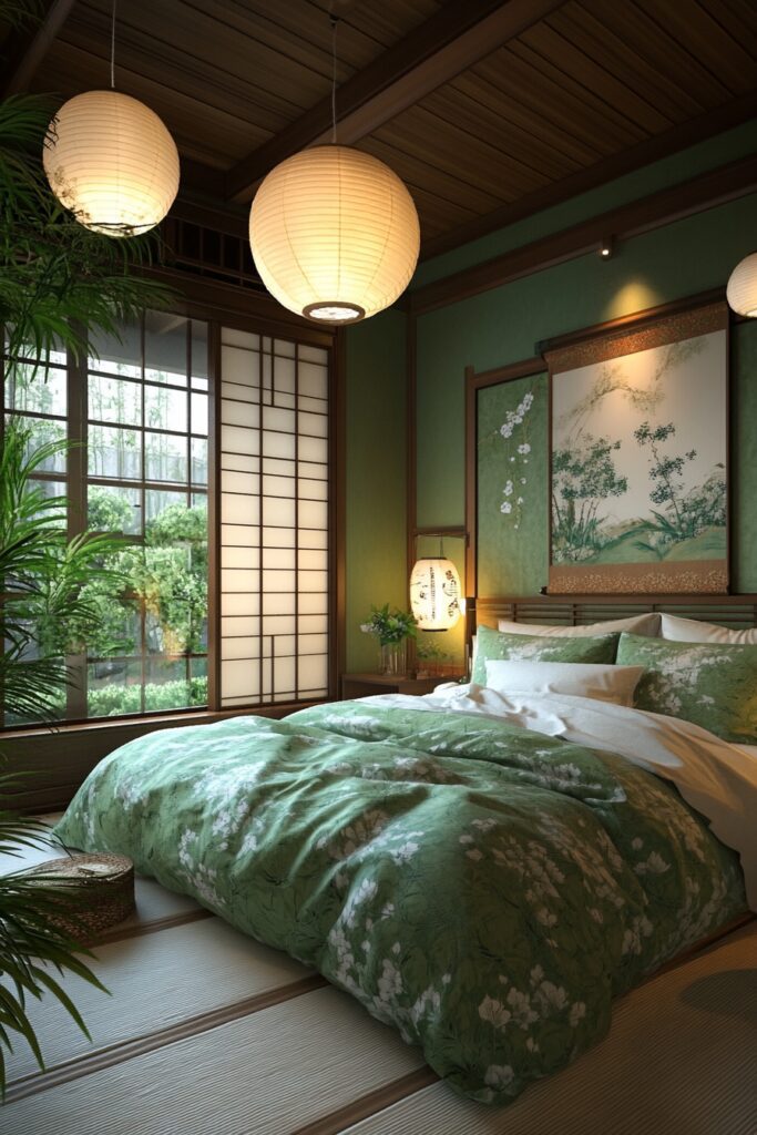 29 Green Fantasy Bedroom Ideas for a Cozy and Verdant Ambiance 15 green fantasy bedroom ideas