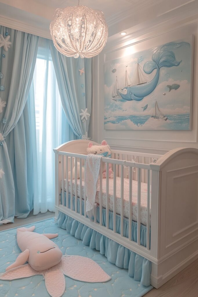 29 Ocean Nursery Ideas to Inspire Your Baby’s Love for the Ocean 5 Mystical Mermaid Paradise