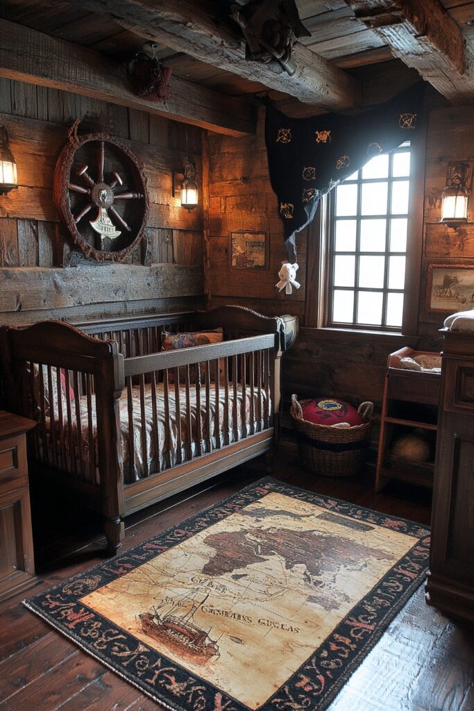 29 Ocean Nursery Ideas to Inspire Your Baby’s Love for the Ocean 17 Pirate's Treasure Room