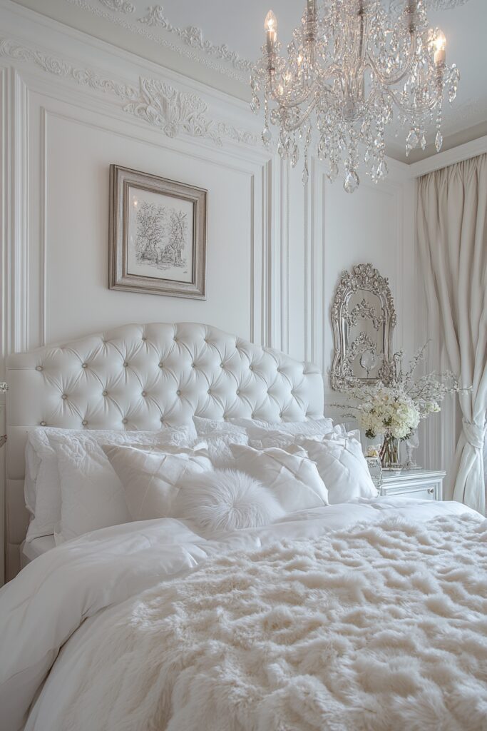 29 White Fantasy Bedroom Ideas to Bring Light and Magic to Your Space 4 white fantasy bedroom ideas