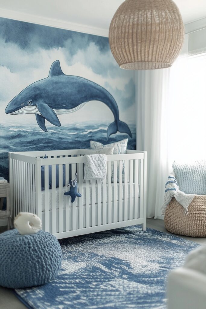29 Ocean Nursery Ideas to Inspire Your Baby’s Love for the Ocean 21 Whale Song Haven