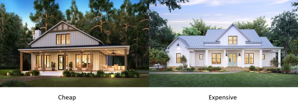 Cost of Framing: Cheap vs Expensive 2
