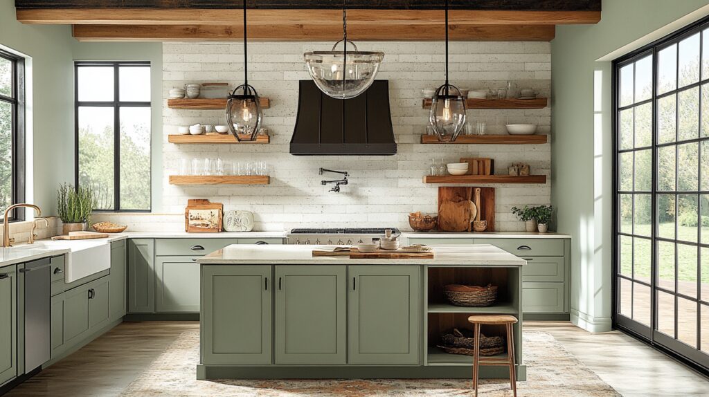 29 Sage Green Kitchen Ideas to Transform Your Kitchen with Subtle Color 5 sage green kitchen