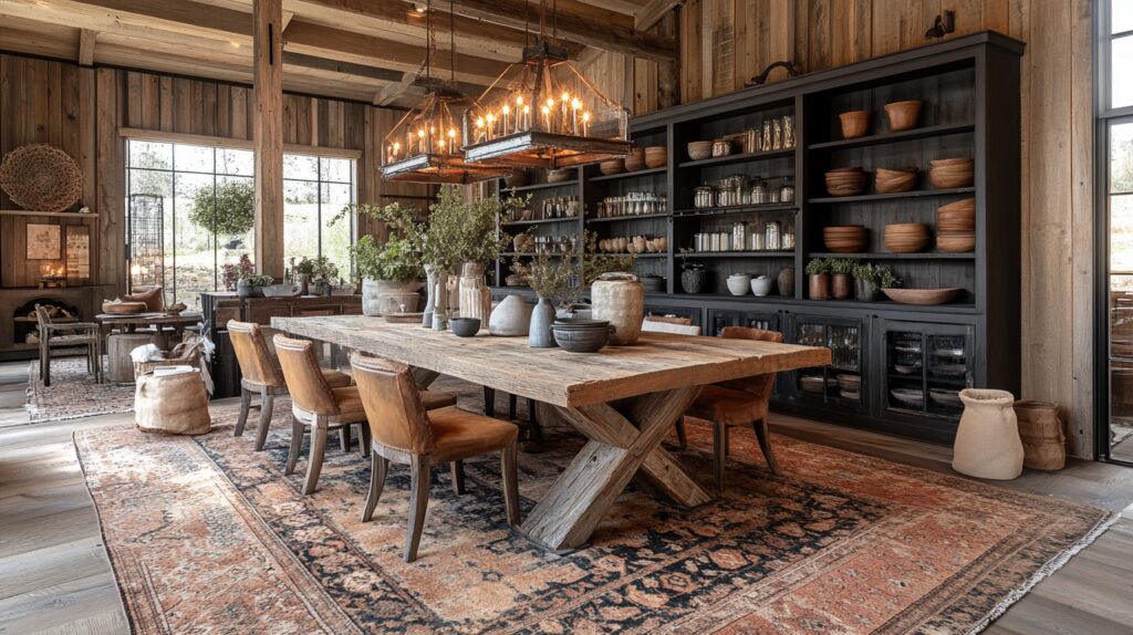 29 Wabi Sabi Dining Room Ideas to Incorporate Organic Materials and Soft Tones 8 wabi sabi dining room