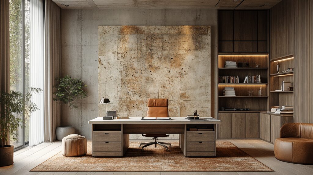 29 Wabi Sabi Office Ideas for a Timeless and Thoughtful Workspace Design 1 wabi sabi office