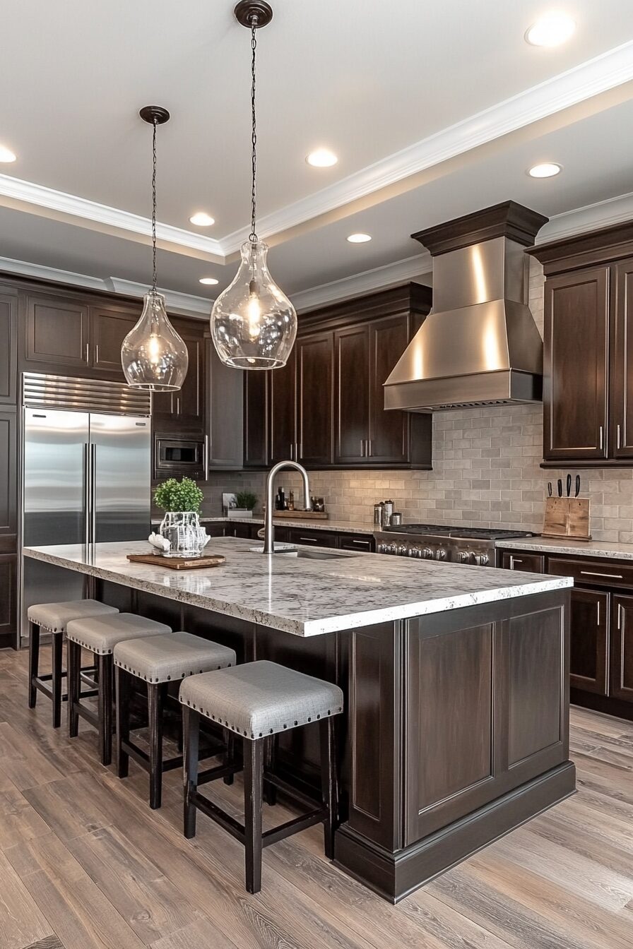 19 Brown Kitchen Cabinets for a Cozy and Timeless Kitchen Makeover 1 brown kitchen cabinets