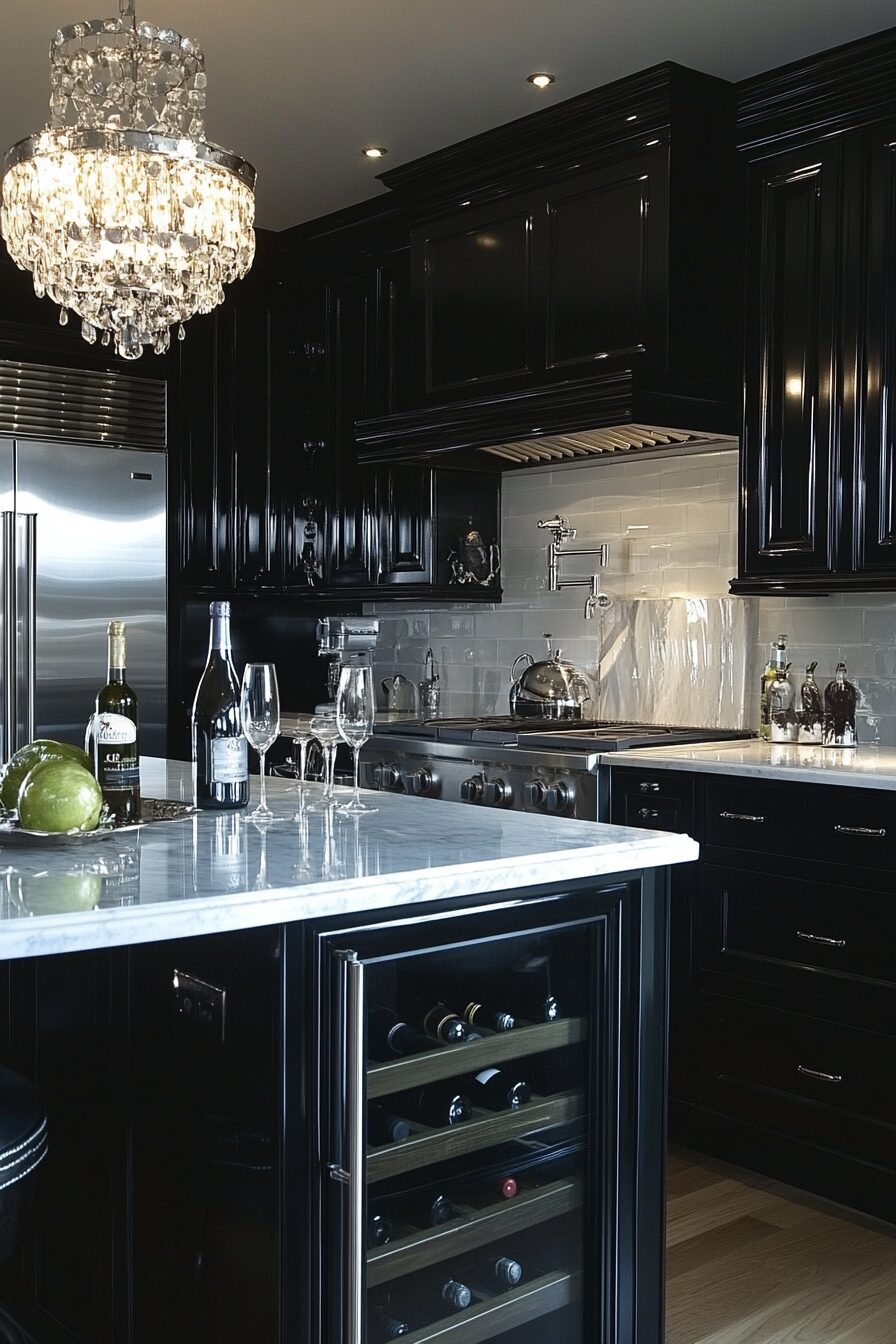 19 Dark Kitchen Cabinets to Bring a Bold Statement to Your Cooking Area 1 dark kitchen cabinets