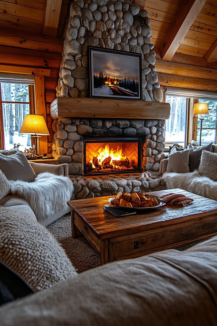 29 Little Cabin Living Room Ideas to Design a Beautiful and Functional Retreat 1 little cabin living room