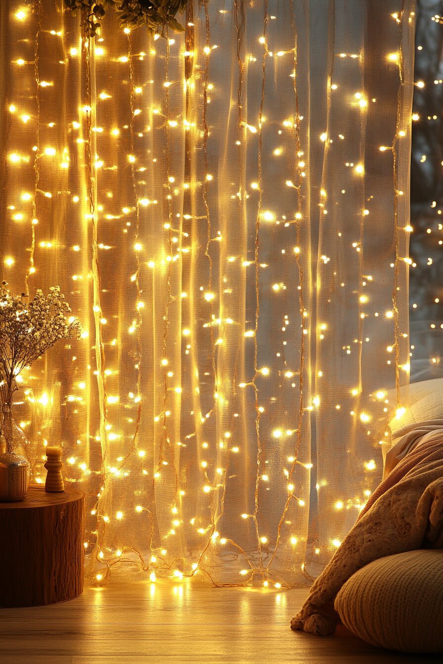 29 Boho Fairy Lights Bedroom Ideas to Create a Beautiful, Ethereal Bedroom 1 boho fairy lights bedroom ideas