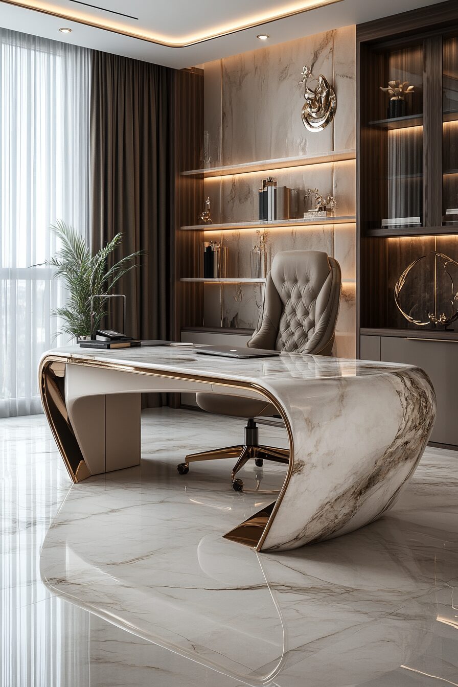 29 Elegant Home Office Ideas to Add Timeless Style and Practicality to Your Office 10 Elegant home office