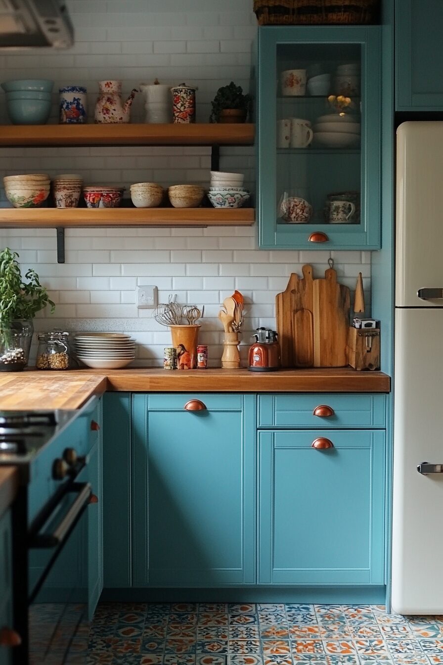 19 Blue Kitchen Cabinets to Transform Your Kitchen into a Serene Oasis 11 blue kitchen cabinets