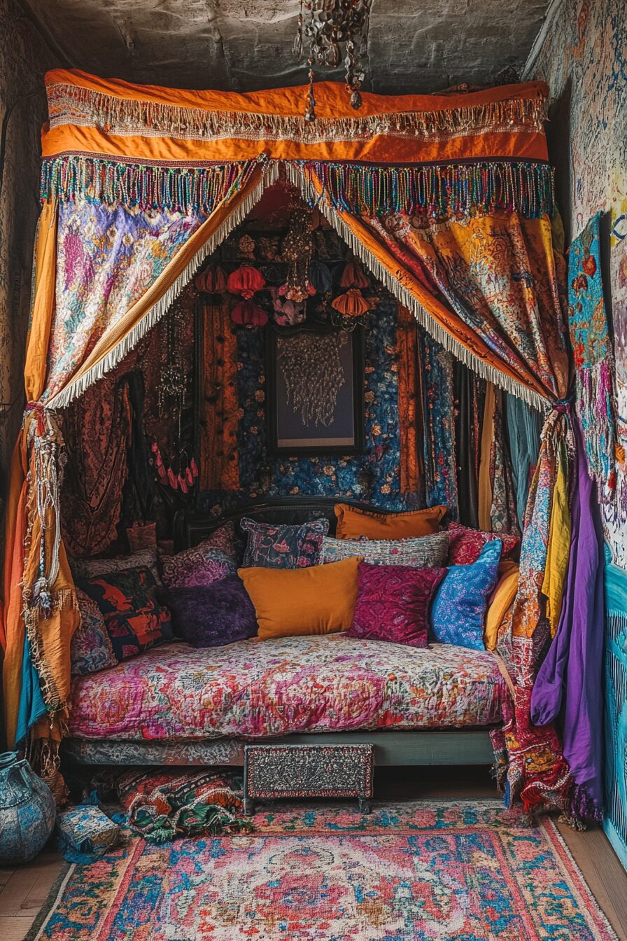 29 Boho Bedroom with Canopy Ideas for a Relaxing, Enchanting Bedroom Makeover 11 Boho Bedroom with Canopy