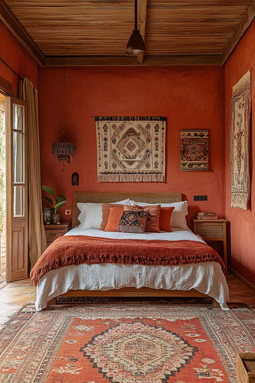 29 Boho Bedroom Color Palette Ideas for a Perfect Blend of Warmth and Serenity 12 Boho Bedroom Color Palette Ideas