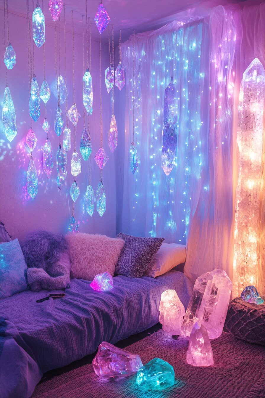 29 Boho Fairy Lights Bedroom Ideas to Create a Beautiful, Ethereal Bedroom 12 boho fairy lights bedroom ideas