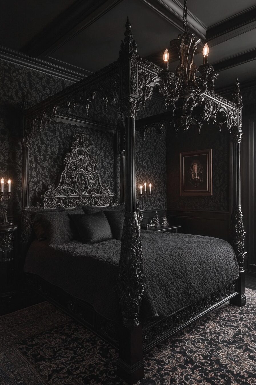 29 Black Bedroom Ideas to Create a Calming and Elegant Bedroom Vibe 12 black bedroom