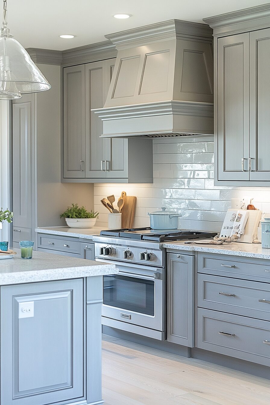 19 Gray Kitchen Cabinets for a Fresh and Inviting Look in Your Kitchen 12 gray kitchen cabinets