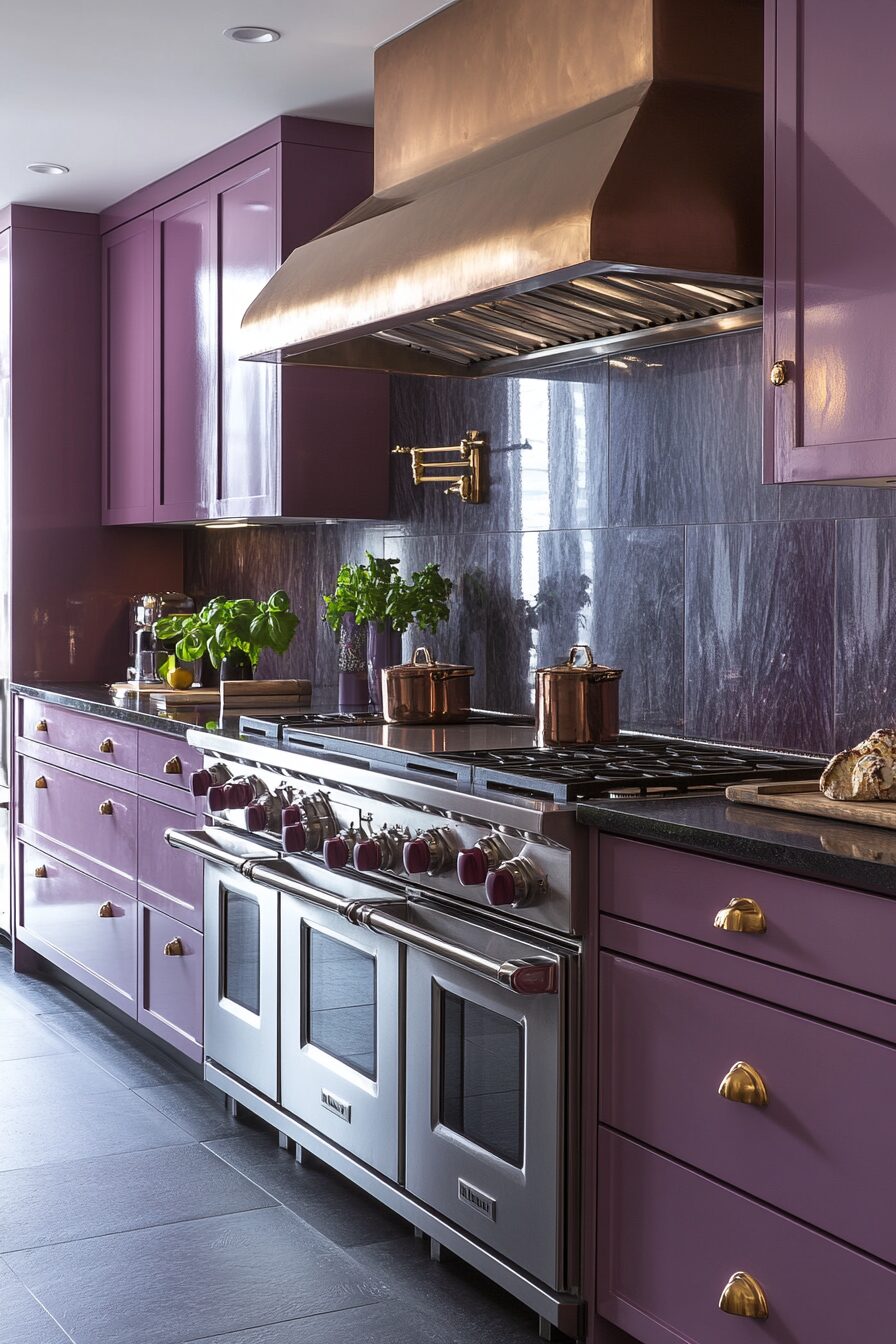 19 Pink Kitchen Cabinets for a Beautifully Unique and Cozy Kitchen Design 12 pink kitchen cabinets