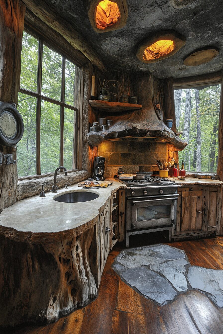 19 Rustic Kitchen Cabinets to Create the Perfect Blend of Style and Comfort 12 rustic kitchen cabinets