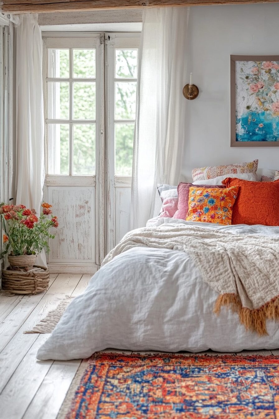 29 Colorful Eclectic Bedroom Ideas to Bring Joy and Energy into Your Home 12 Colorful Eclectic Bedroom
